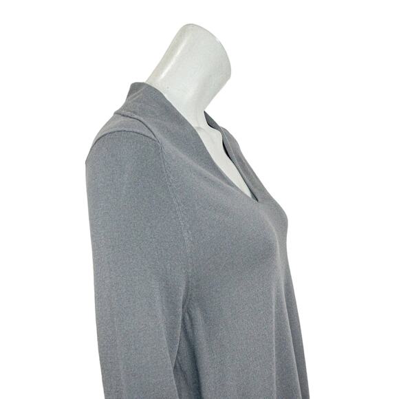 OSKA Women's Vneck Pullover Blouse knit in Gray Size 1 - Picture 8 of 9